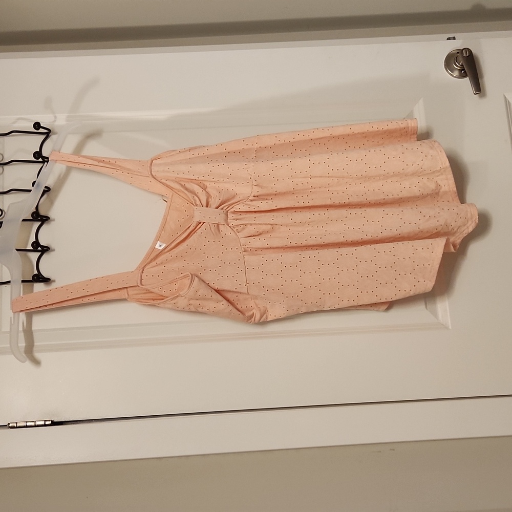 Peach Strappy Tank top.
